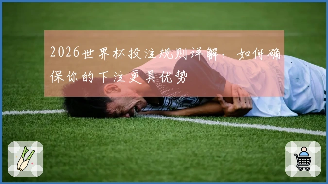 2026世界杯投注规则详解，如何确保你的下注更具优势